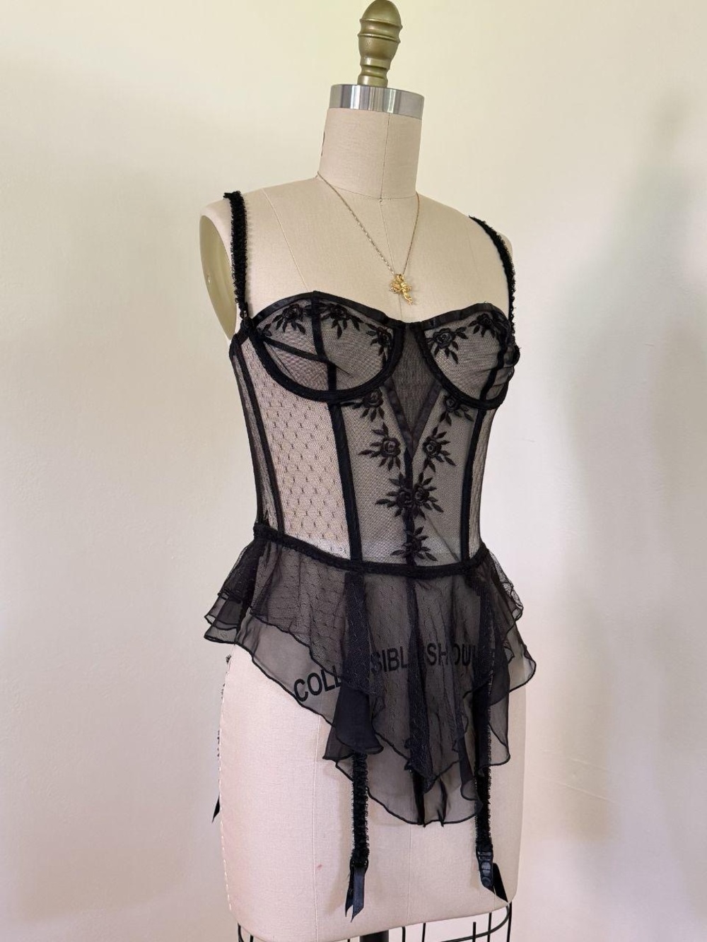 NWT Vintage Victorias Secret Gold Label Bustier